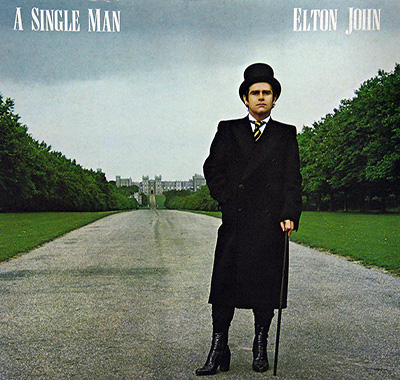 ELTON JOHN - A Single Man  album front cover vinyl record